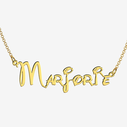 Marjorie - Handmade Personalized Princess Style Name Necklace