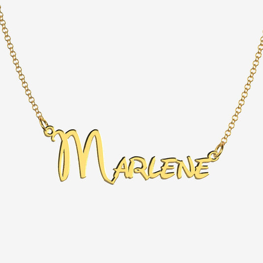 Marlene - Handmade Personalized Princess Style Name Necklace