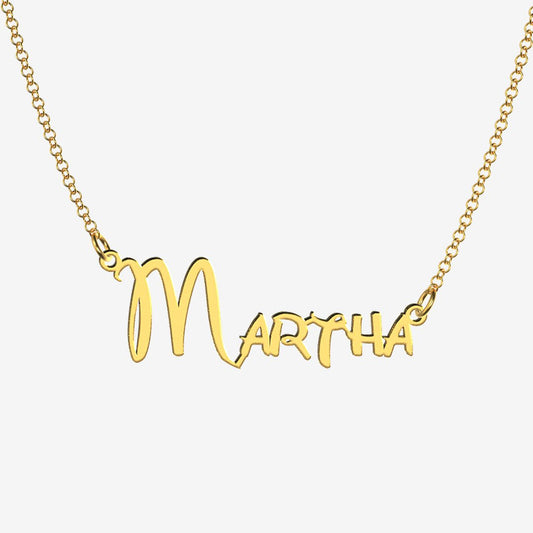 Martha - Handmade Personalized Princess Style Name Necklace