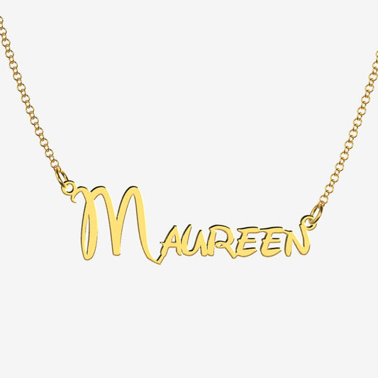 Maureen - Handmade Personalized Princess Style Name Necklace
