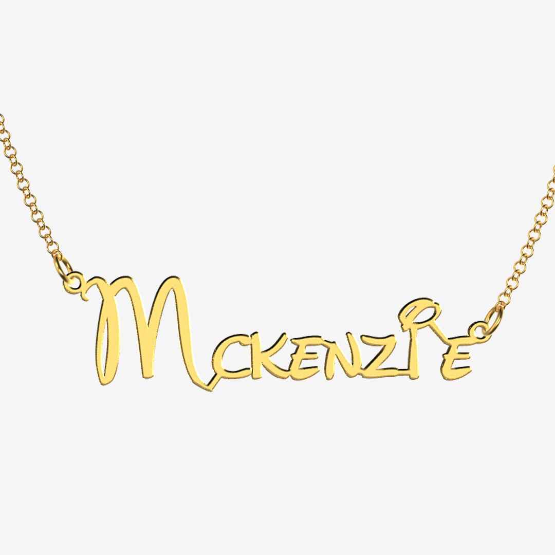 Mckenzie - Handmade Personalized Princess Style Name Necklace