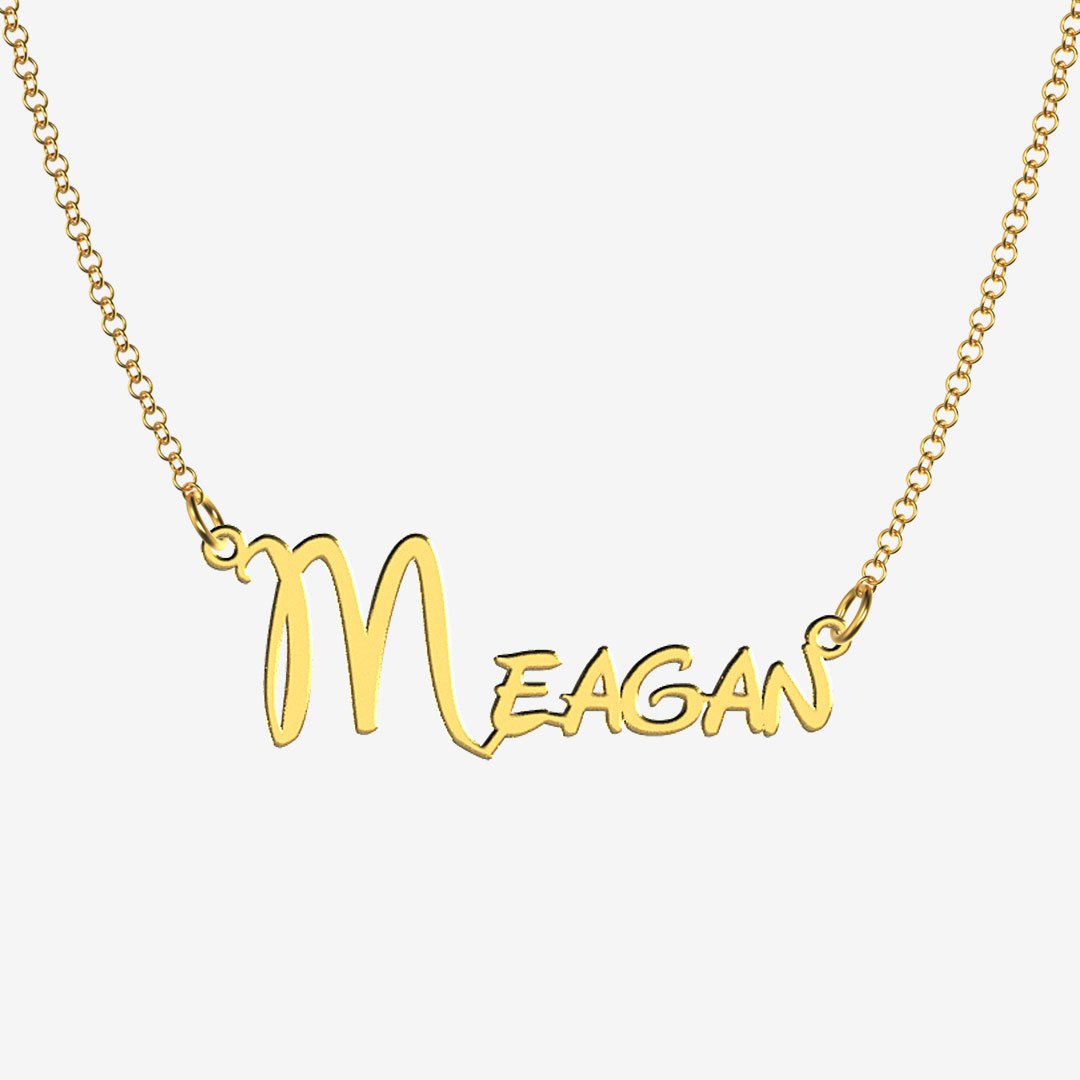 Meagan - Handmade Personalized Princess Style Name Necklace