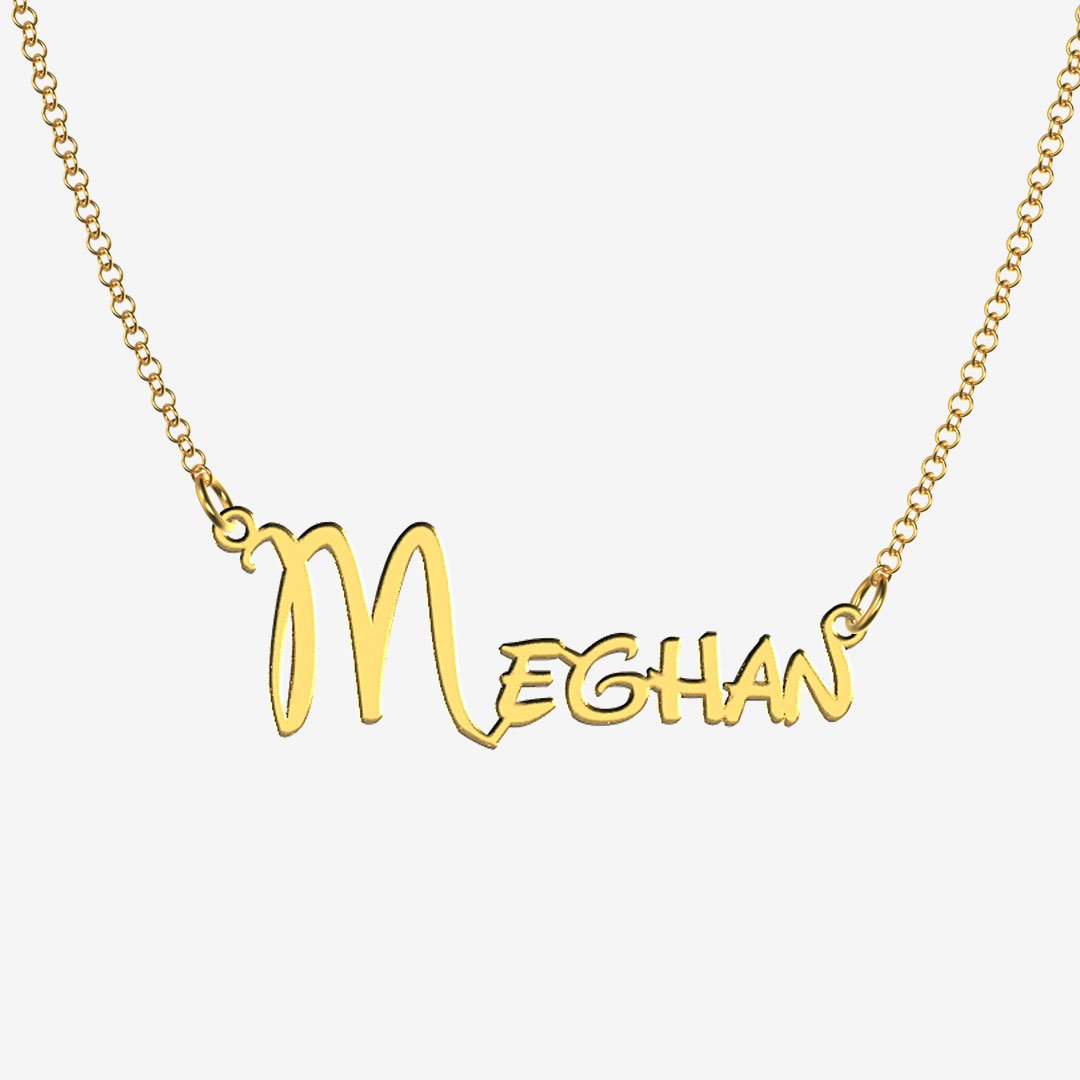 Meghan - Handmade Personalized Princess Style Name Necklace