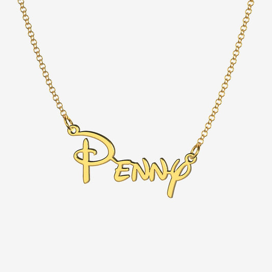 Penny - Handmade Personalized Princess Style Name Necklace