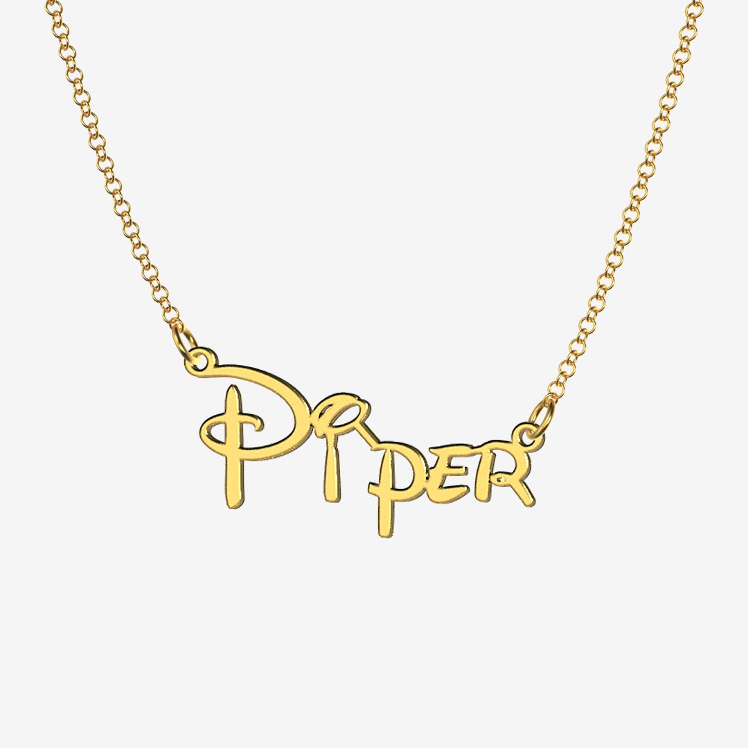 Piper - Handmade Personalized Princess Style Name Necklace