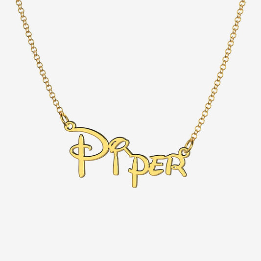 Piper - Handmade Personalized Princess Style Name Necklace