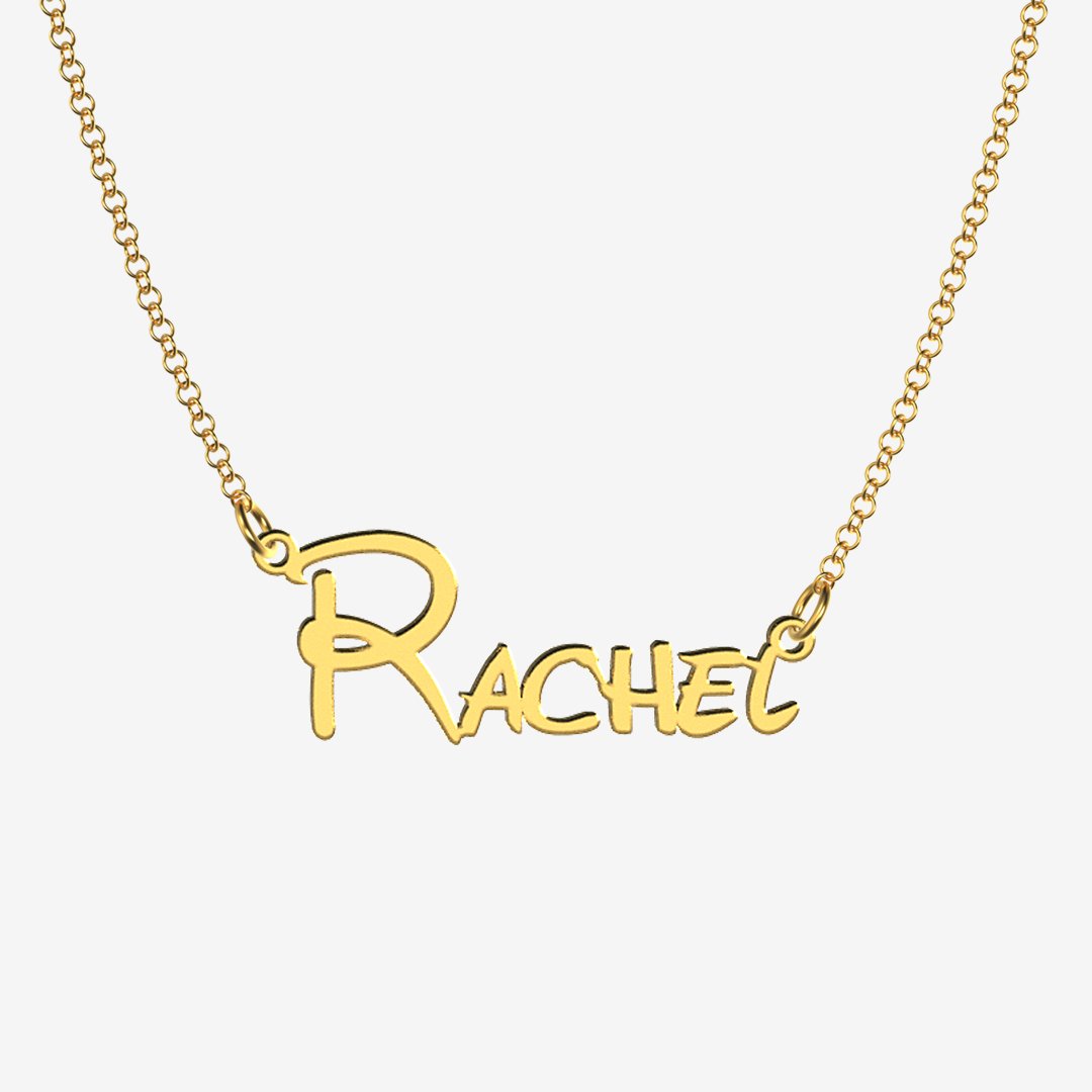 Rachel - Handmade Personalized Princess Style Name Necklace
