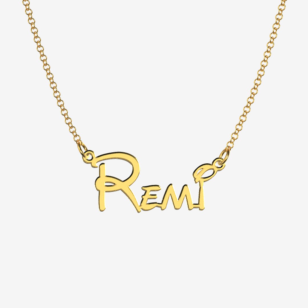 Remi - Handmade Personalized Princess Style Name Necklace