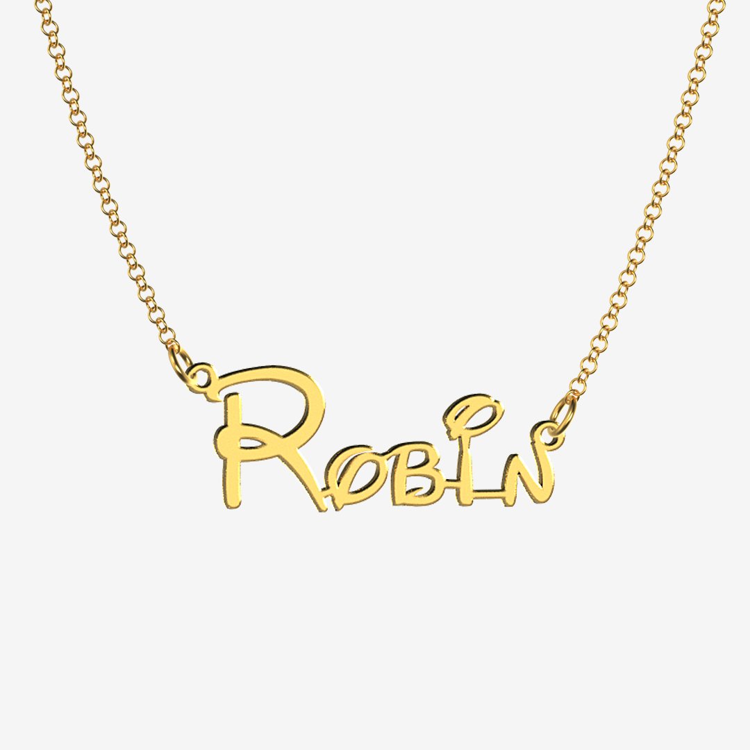 Robin - Handmade Personalized Princess Style Name Necklace
