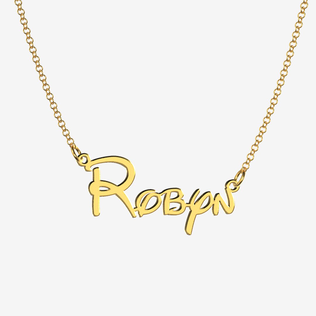 Robyn - Handmade Personalized Princess Style Name Necklace