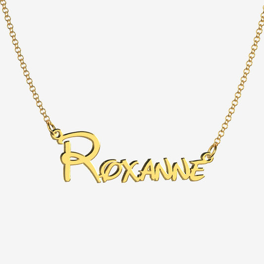 Roxanne - Handmade Personalized Princess Style Name Necklace