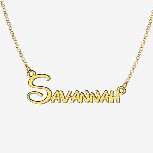 Savannah - Handmade Personalized Princess Style Name Necklace