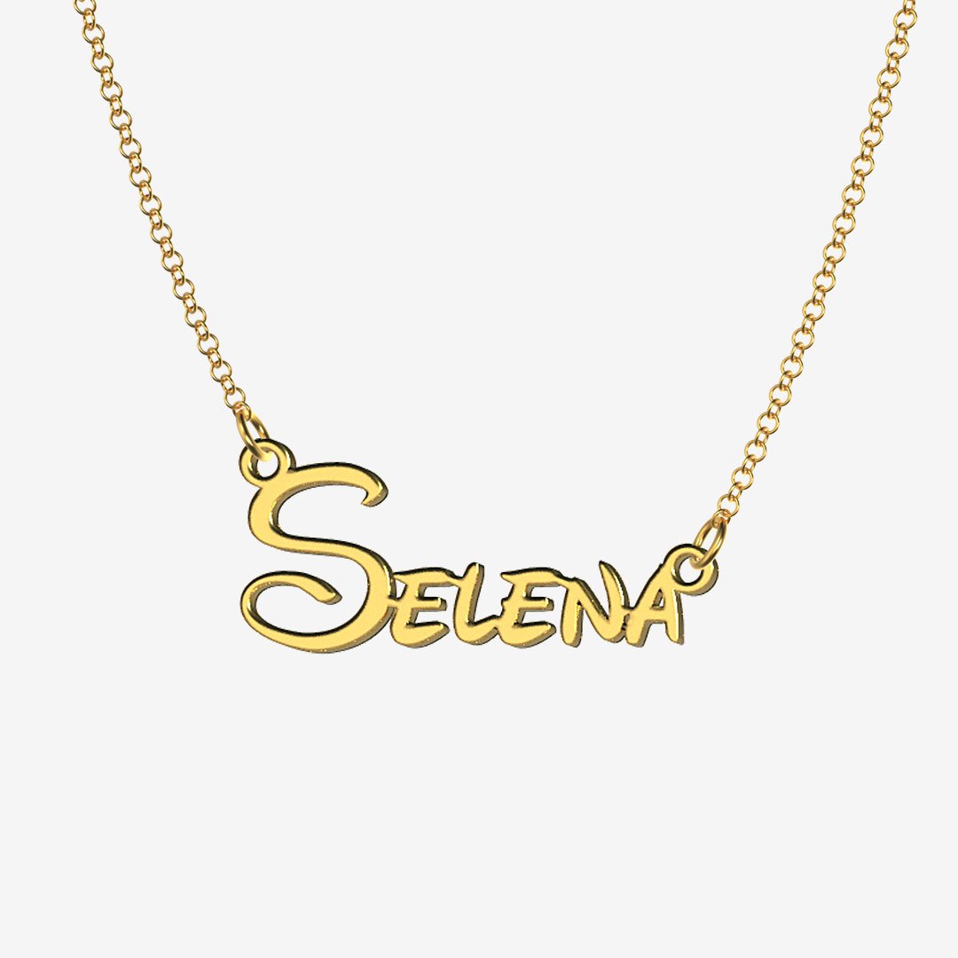 Selena - Handmade Personalized Princess Style Name Necklace