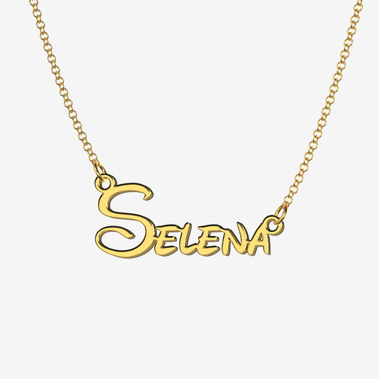 Selena - Handmade Personalized Princess Style Name Necklace