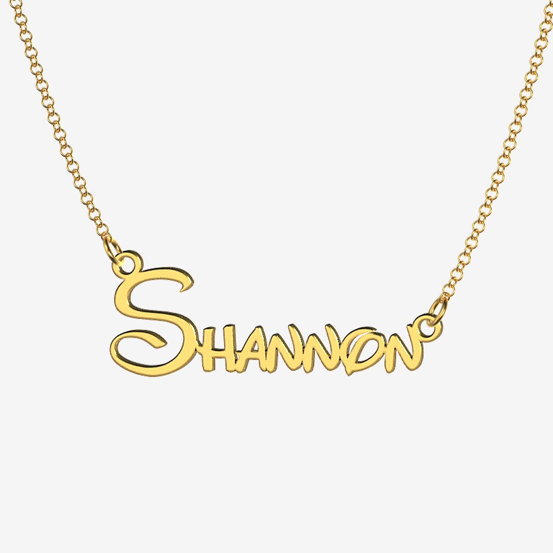 Shannon - Handmade Personalized Princess Style Name Necklace