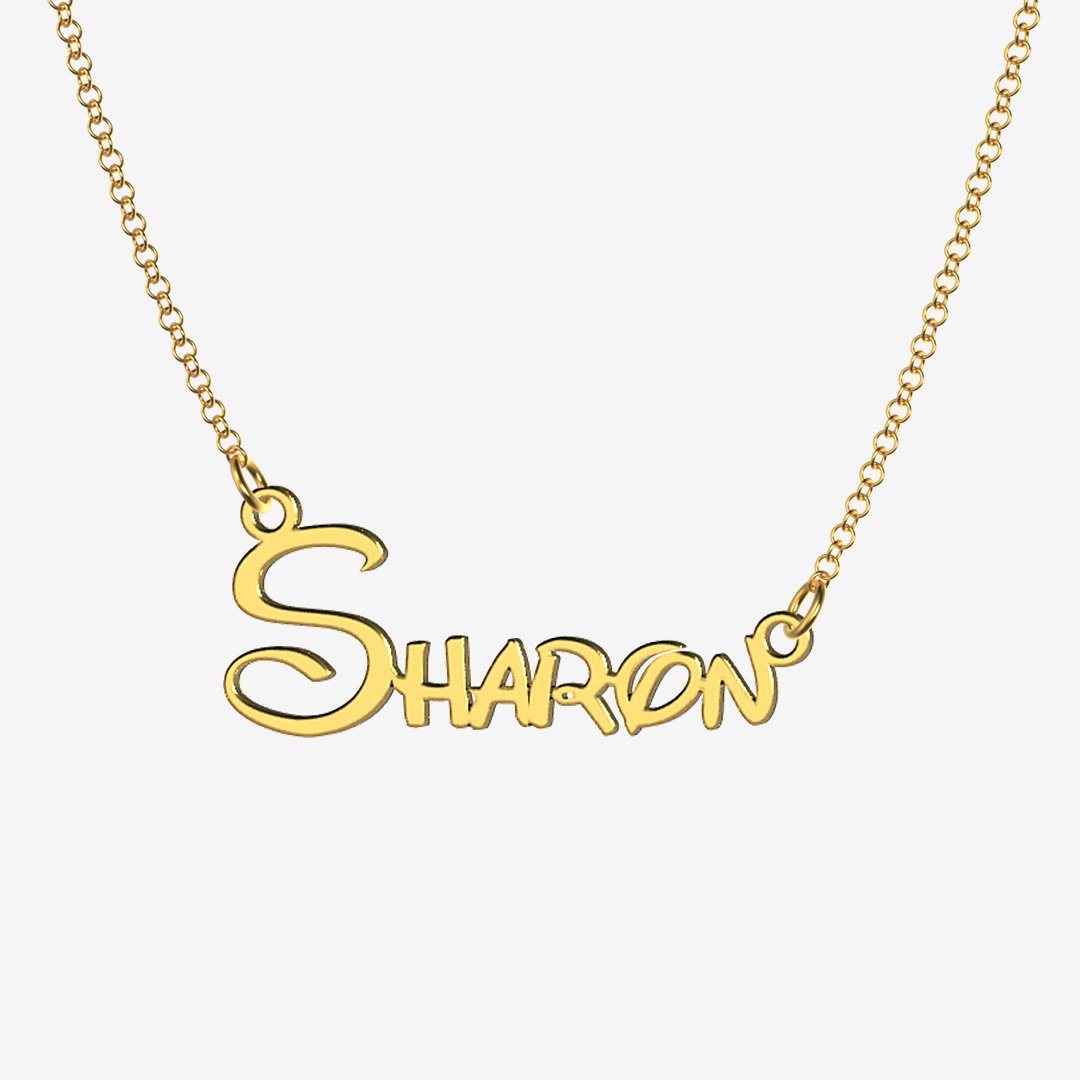 Sharon - Handmade Personalized Princess Style Name Necklace