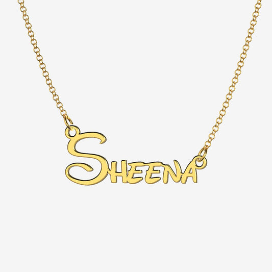 Sheena - Handmade Personalized Princess Style Name Necklace