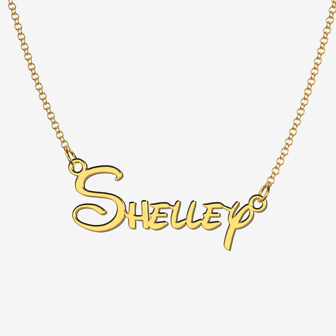 Shelley - Handmade Personalized Princess Style Name Necklace