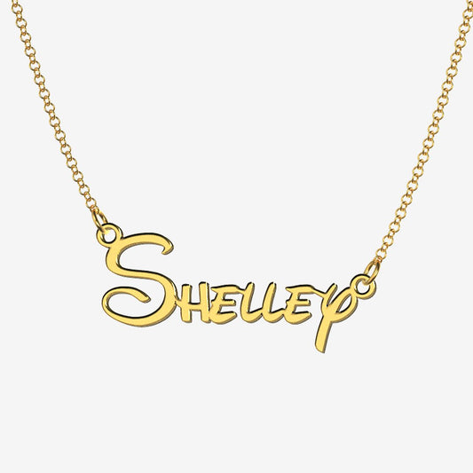 Shelley - Handmade Personalized Princess Style Name Necklace