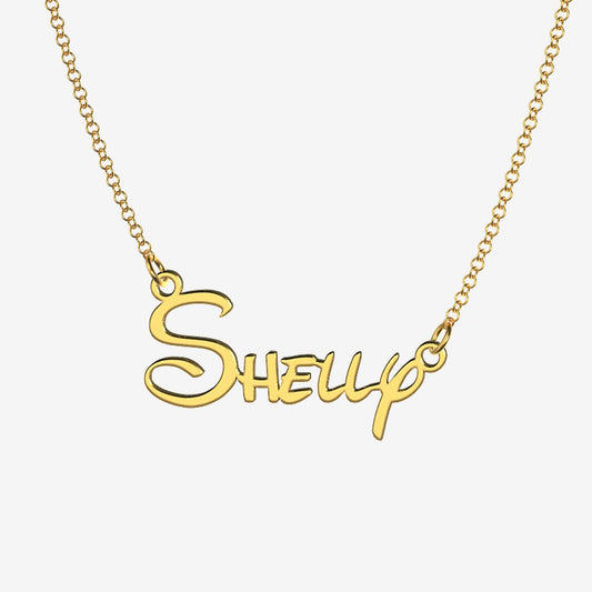 Shelly - Handmade Personalized Princess Style Name Necklace