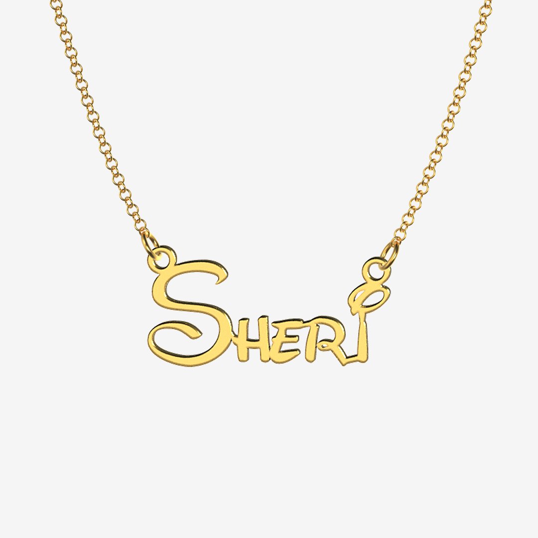 Sheri - Handmade Personalized Princess Style Name Necklace