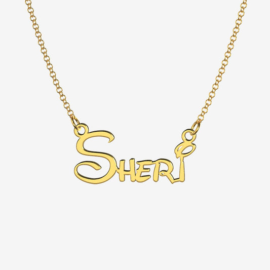 Sheri - Handmade Personalized Princess Style Name Necklace