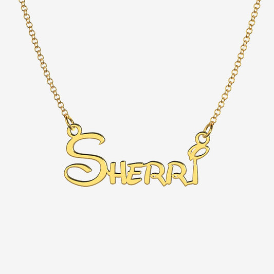 Sherri - Handmade Personalized Princess Style Name Necklace