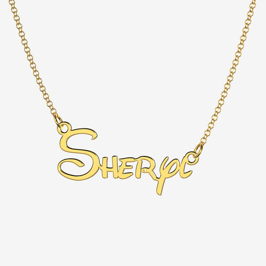 Sheryl - Handmade Personalized Princess Style Name Necklace