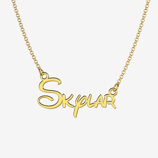 Skylar - Handmade Personalized Princess Style Name Necklace