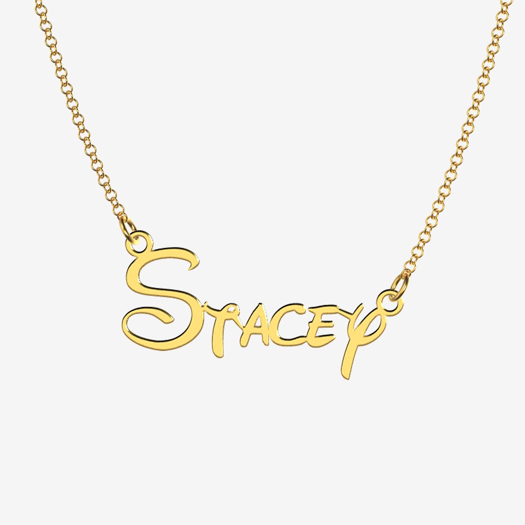 Stacey - Handmade Personalized Princess Style Name Necklace