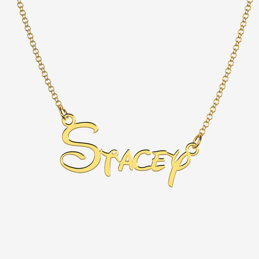 Stacey - Handmade Personalized Princess Style Name Necklace