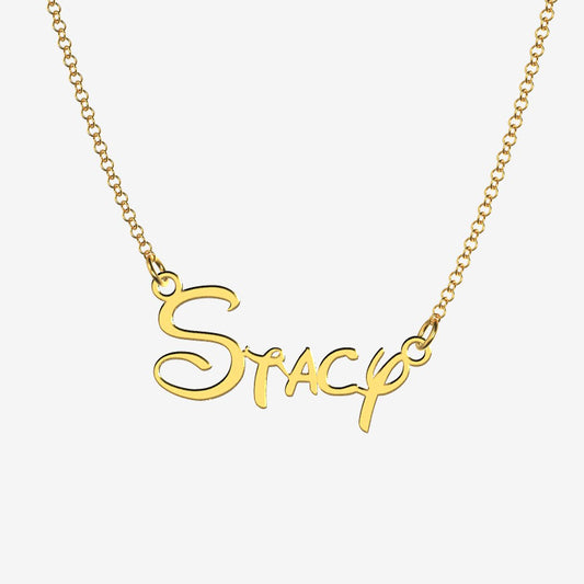 Stacy - Handmade Personalized Princess Style Name Necklace