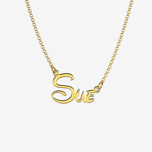 Sue - Handmade Personalized Princess Style Name Necklace