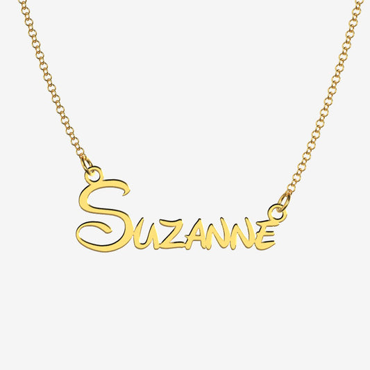 Suzanne - Handmade Personalized Princess Style Name Necklace