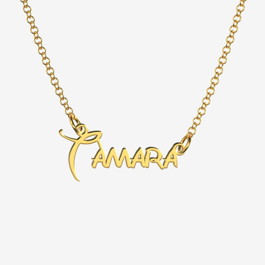 Tamara - Handmade Personalized Princess Style Name Necklace