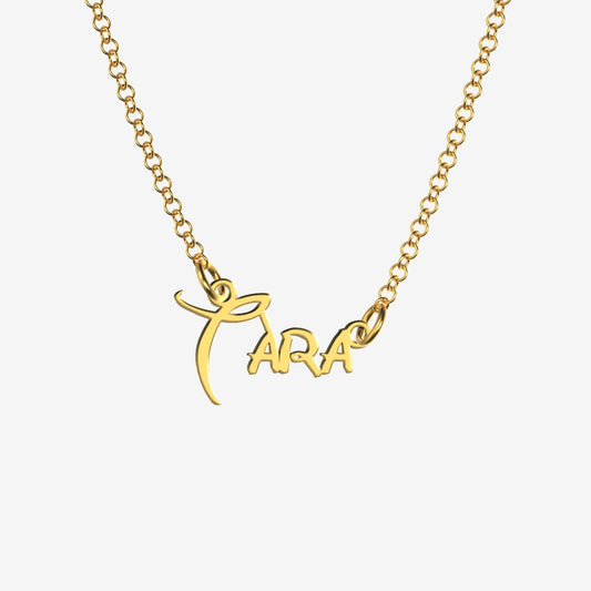 Tara - Handmade Personalized Princess Style Name Necklace