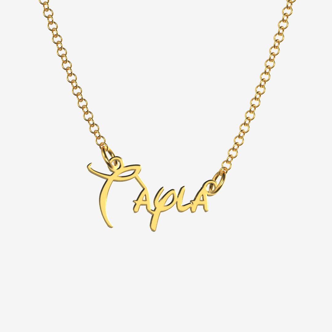 Tayla - Handmade Personalized Princess Style Name Necklace