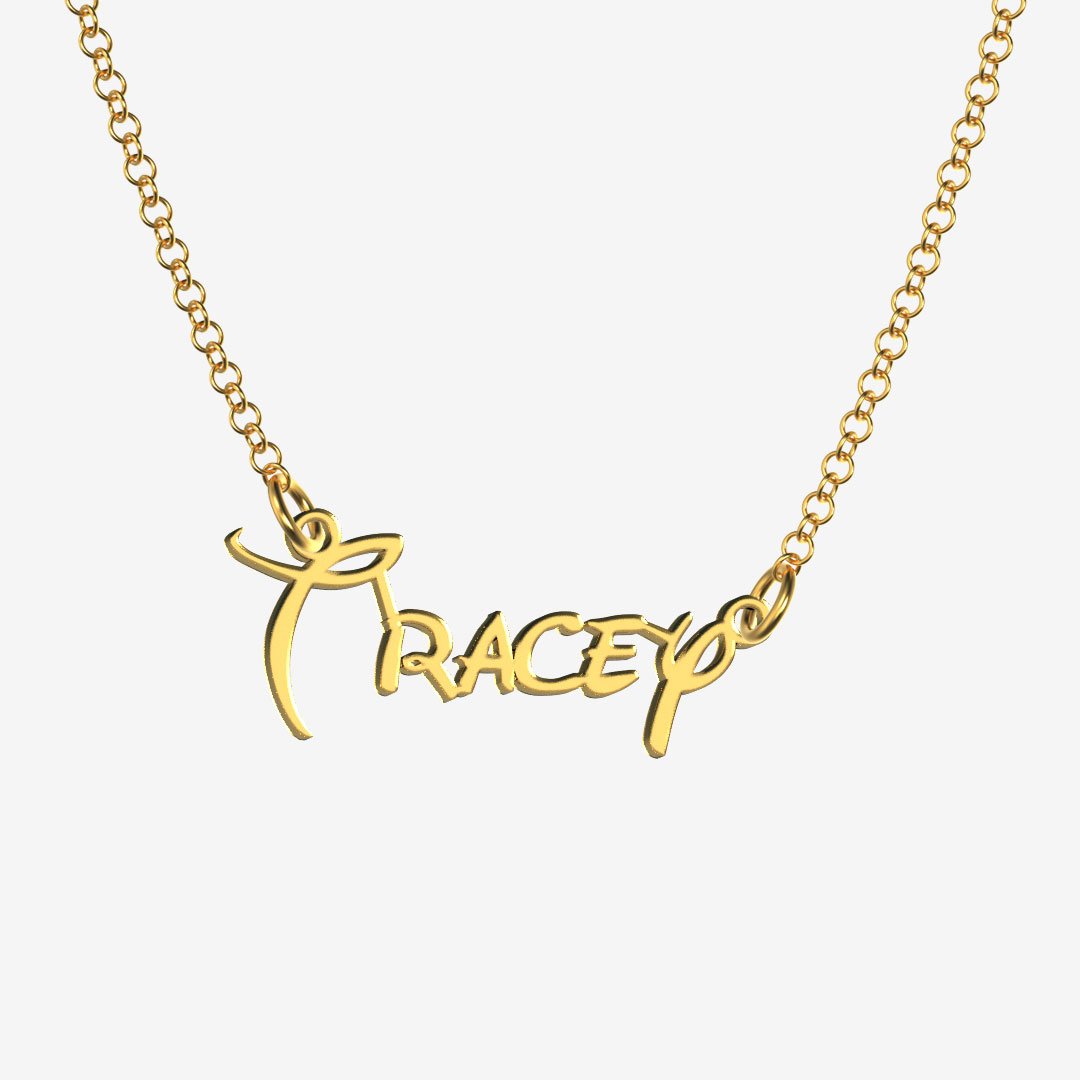 Tracey - Handmade Personalized Princess Style Name Necklace