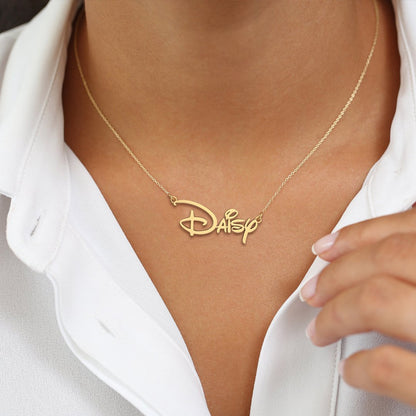 Jazmin - Handmade Personalized Princess Style Name Necklace