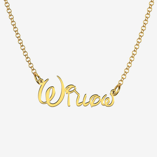 Willow - Handmade Personalized Princess Style Name Necklace