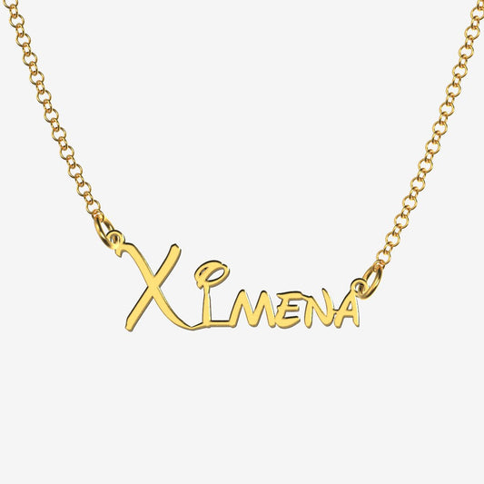 Ximena - Handmade Personalized Princess Style Name Necklace