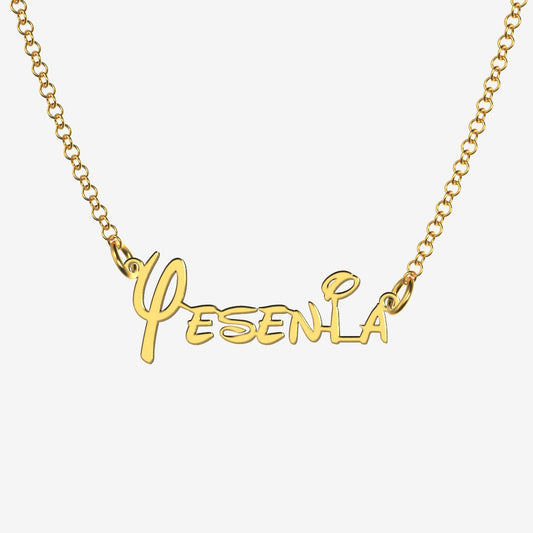 Yesenia - Handmade Personalized Princess Style Name Necklace